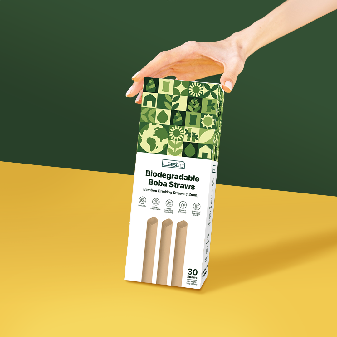 Lastic Biodegradable 12mm (Boba) Straws