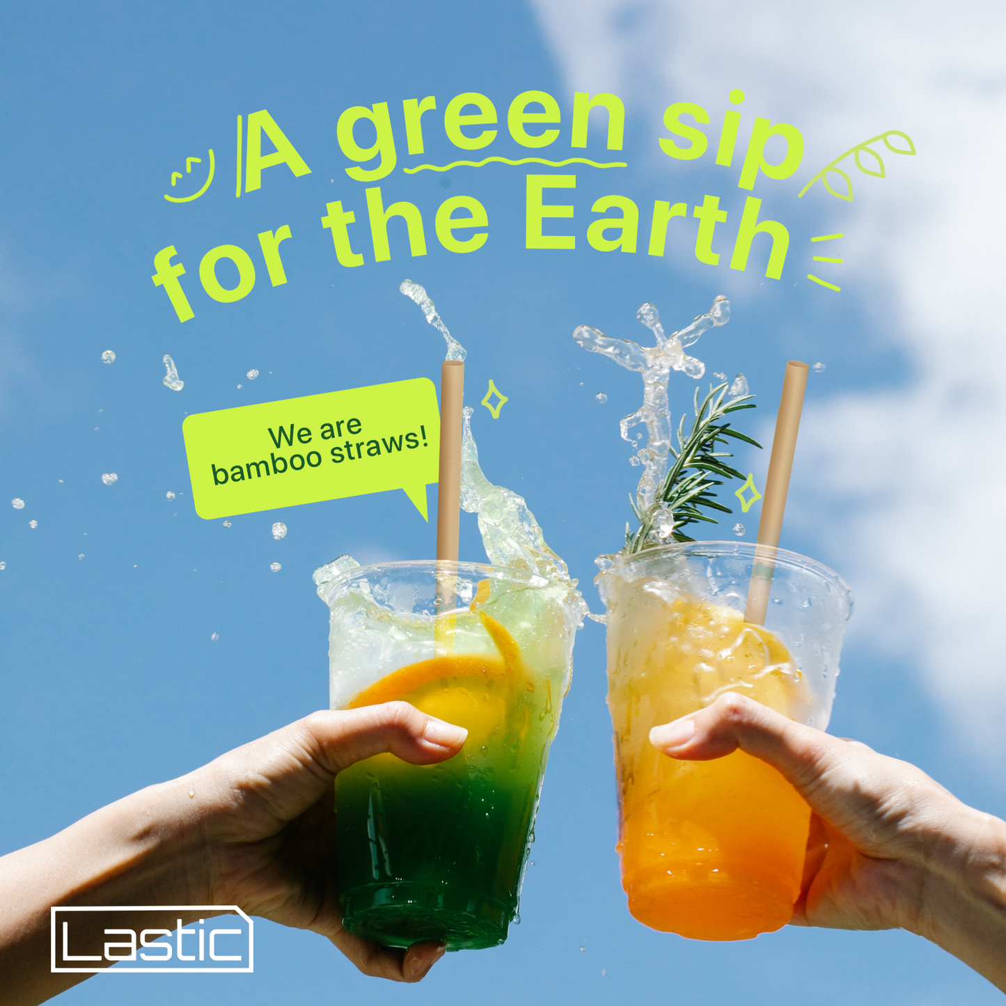 Lastic Biodegradable 6mm (Standard) Straws