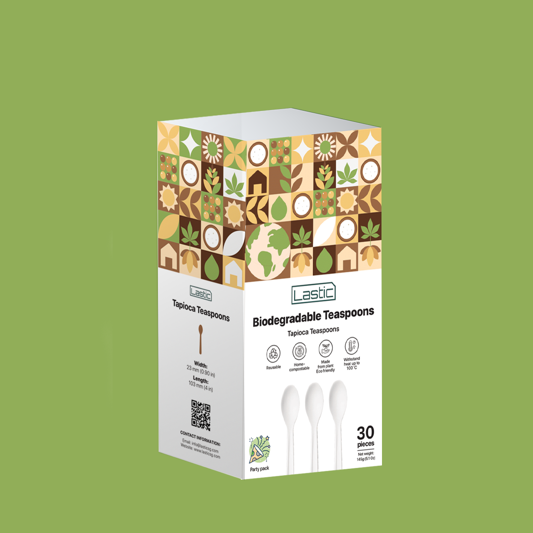 Lastic Biodegradable Teaspoons