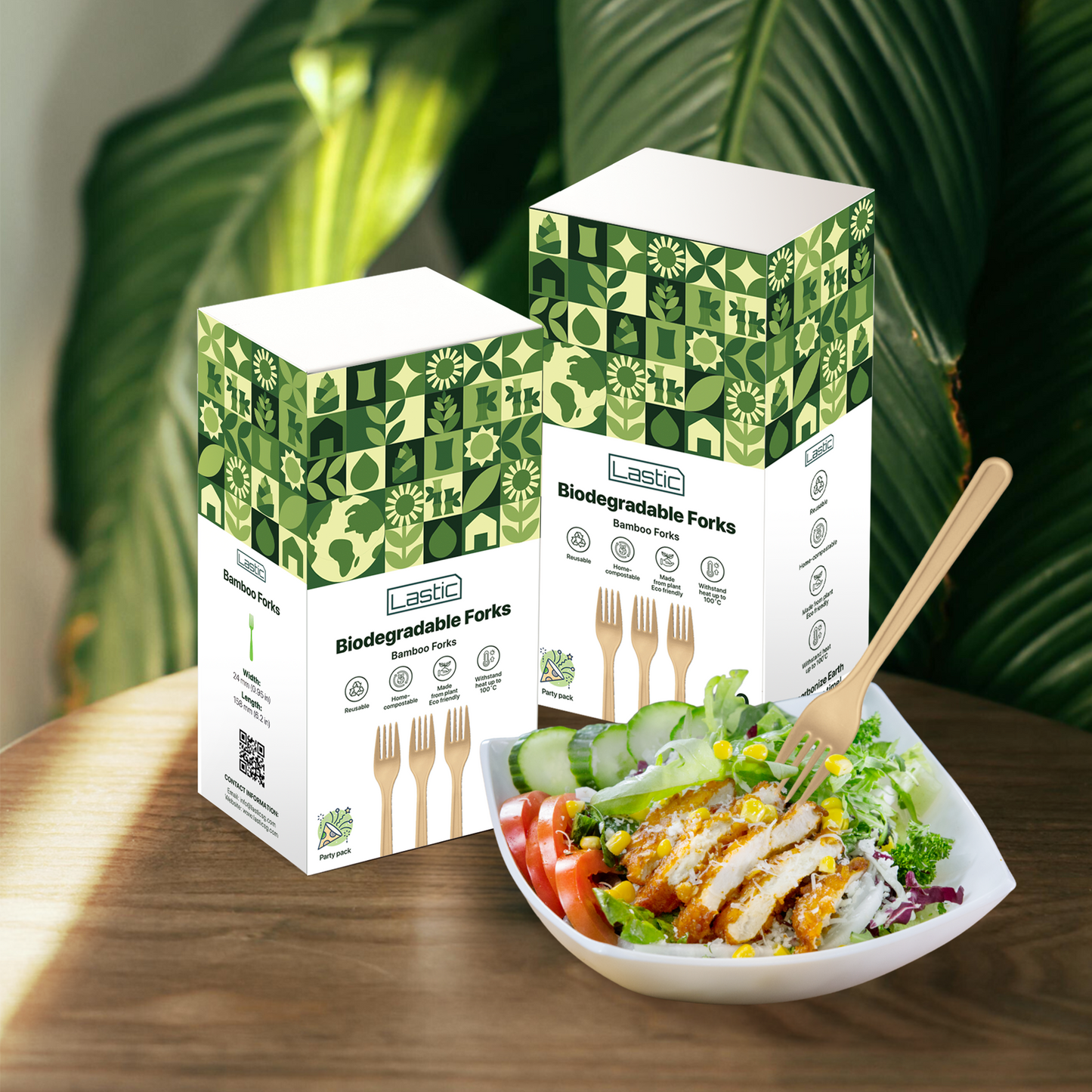 Lastic Biodegradable Forks