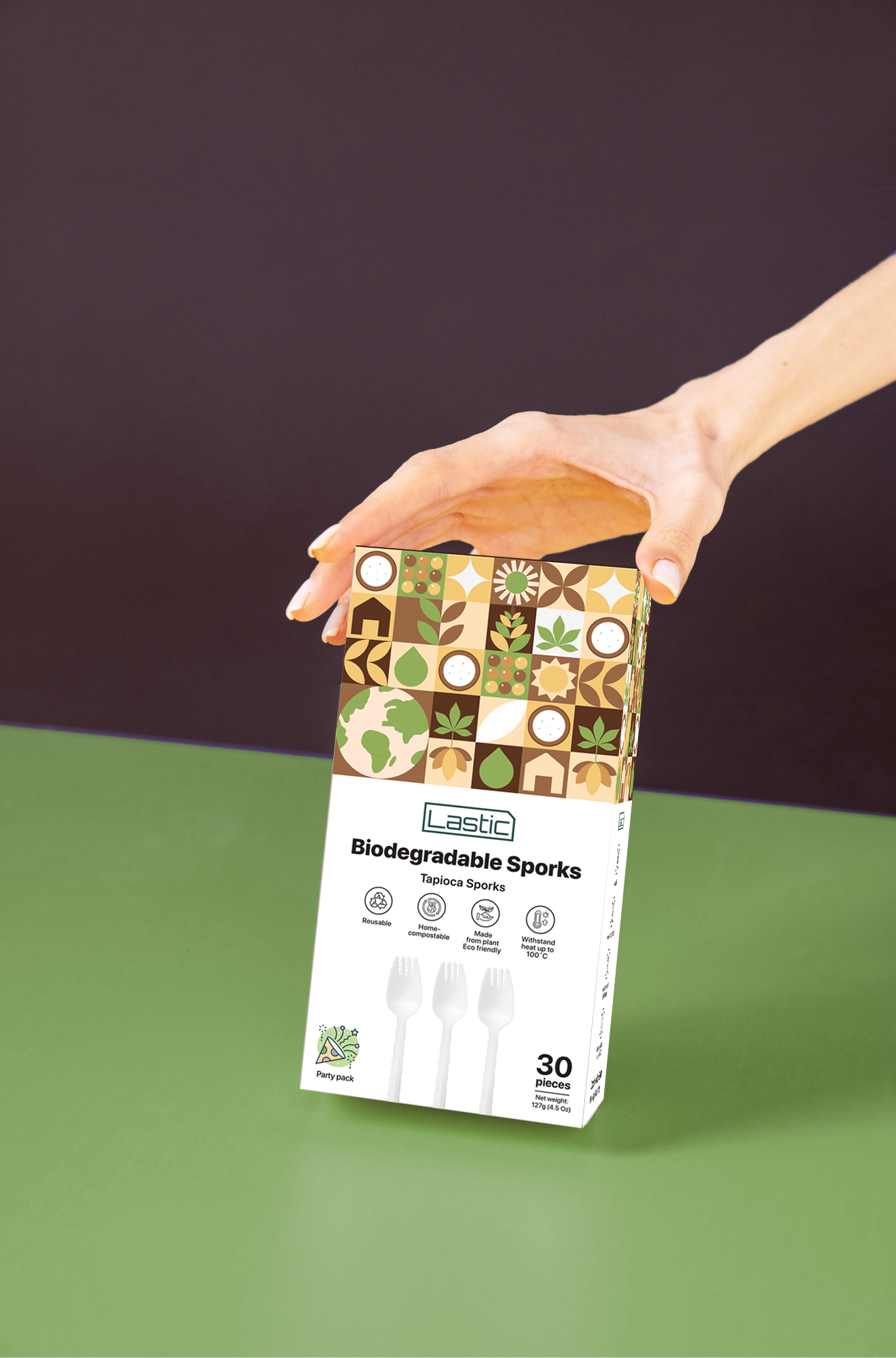 Lastic Biodegradable Sporks