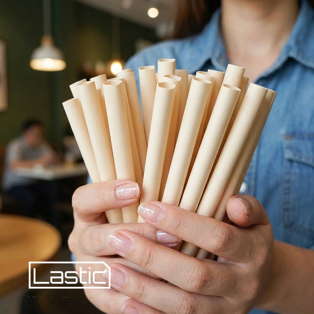 Lastic Biodegradable 12mm (Boba) Straws