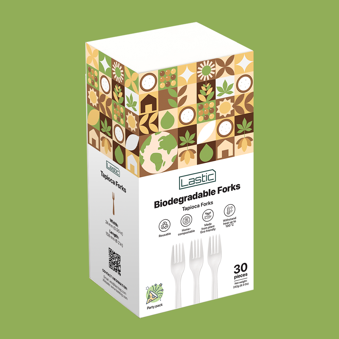 Lastic Biodegradable Forks