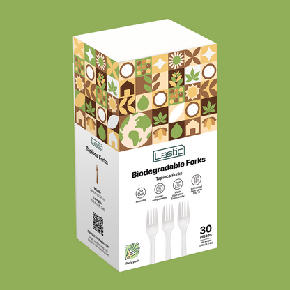 Lastic Biodegradable Forks